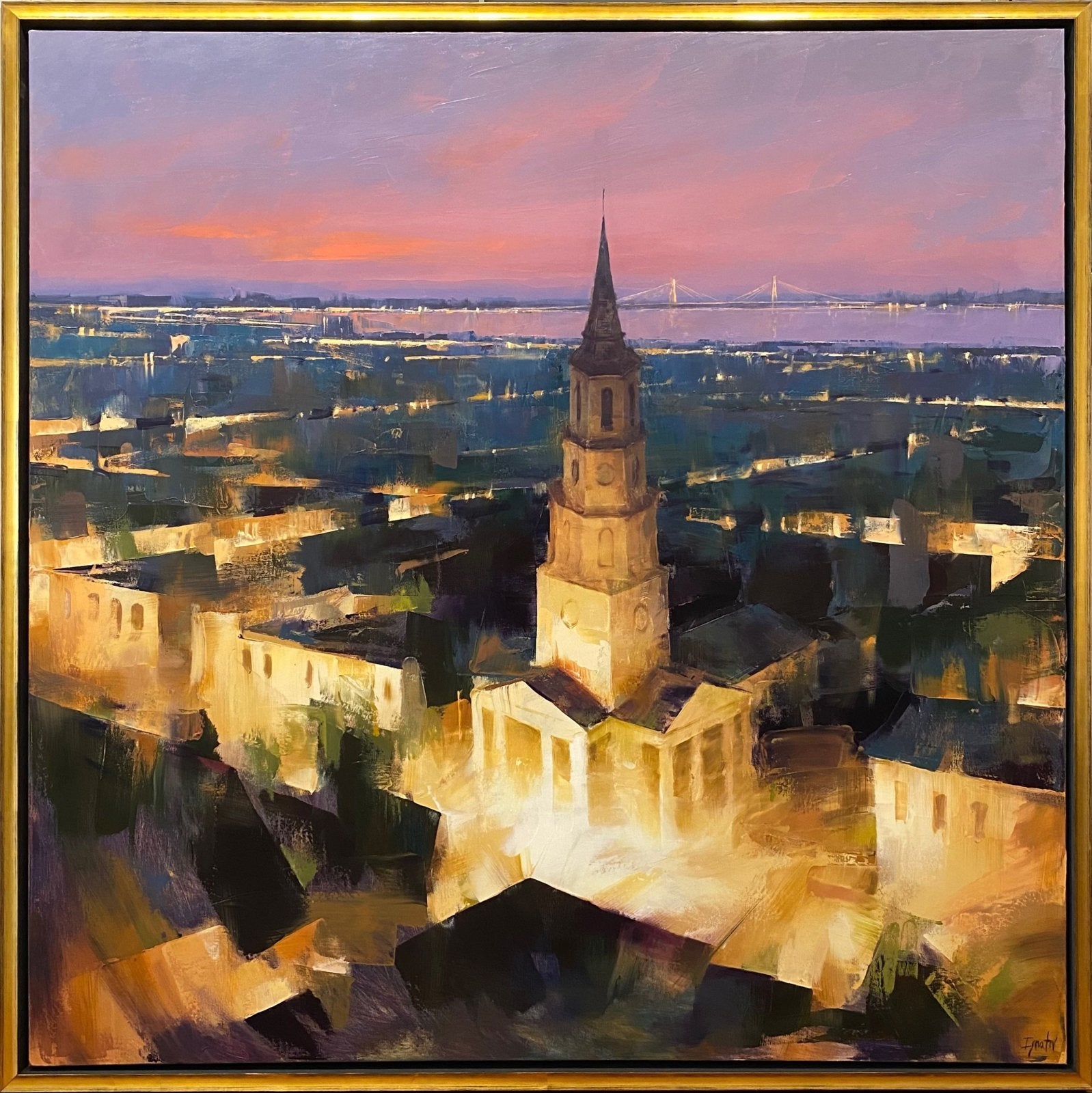 Lights on St. Phillips by Ignat Ignatov at LePrince Galleries
